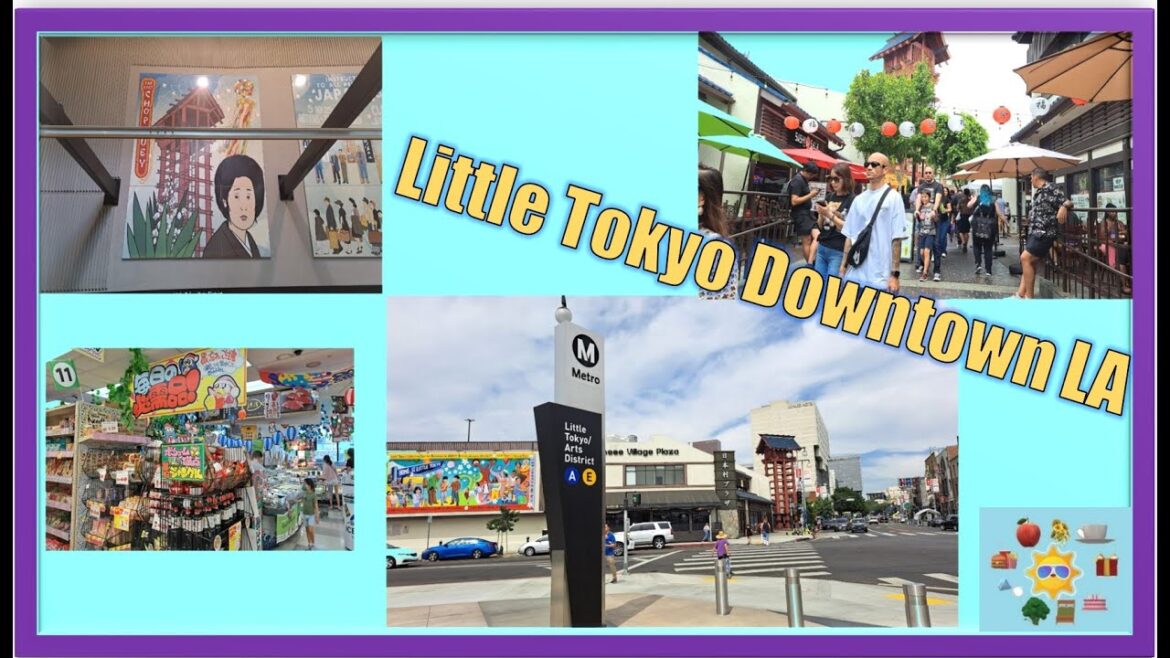 LITTLE TOKYO DOWNTOWN LOS ANGELES CA Metro Little Tokyo Station Nisei Week Japanese Festival