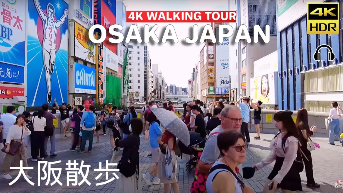 大阪散歩旅行 - Osaka Dotonbori Nanba Travel Street Shopping Food Sunny Autumn Walking Tour 2023-Japan Walk