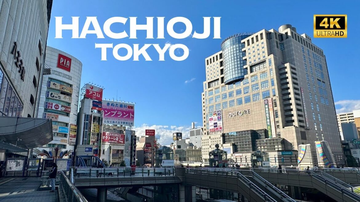 [4K] HACHIOJI in TOKYO 🇯🇵🐧 Nonstop Walking Tour / 八王子 東京 散歩