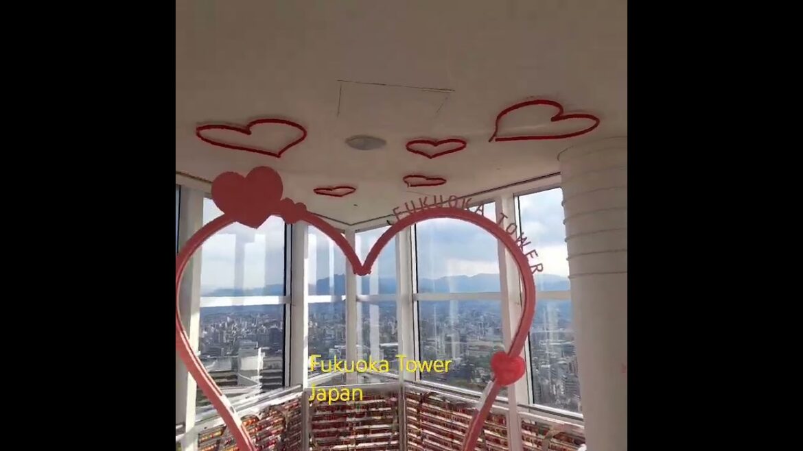 "Fukuoka Tower: Japan's Stunning Skyline in Seconds  #Travel with Azeem #fukuoka #japantraveltips