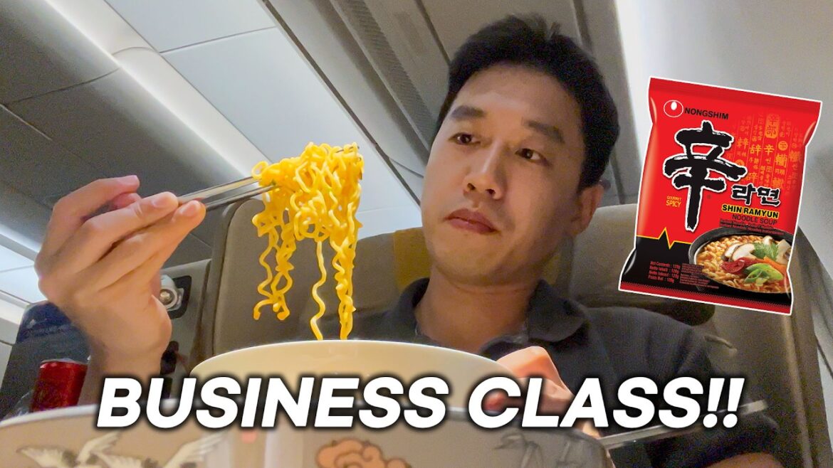 Eating Korean Food at 30,000 Feet! Asiana Airlines Business Class Review Eating Korean Food at 30,000 Feet! Asiana Airlines Business Class Review