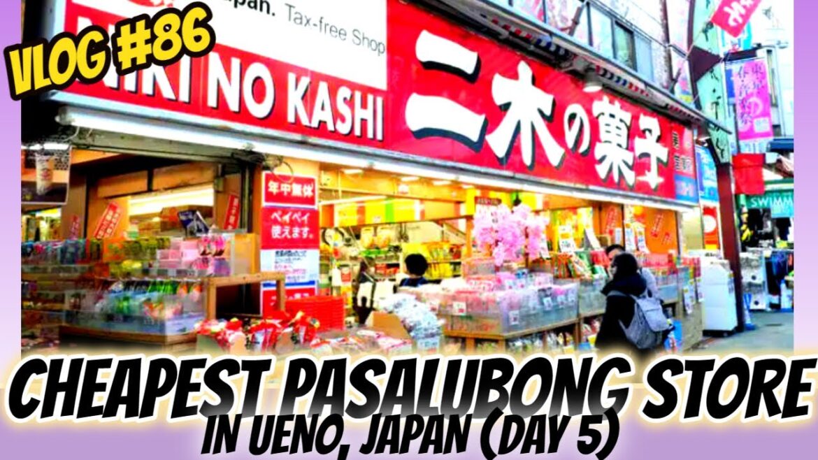 🍭 Niki No Kashi, Ueno: Pinakamurang Bilihan ng Pasalubong sa Japan! 💰 PRAMIS - JAPAN VLOG