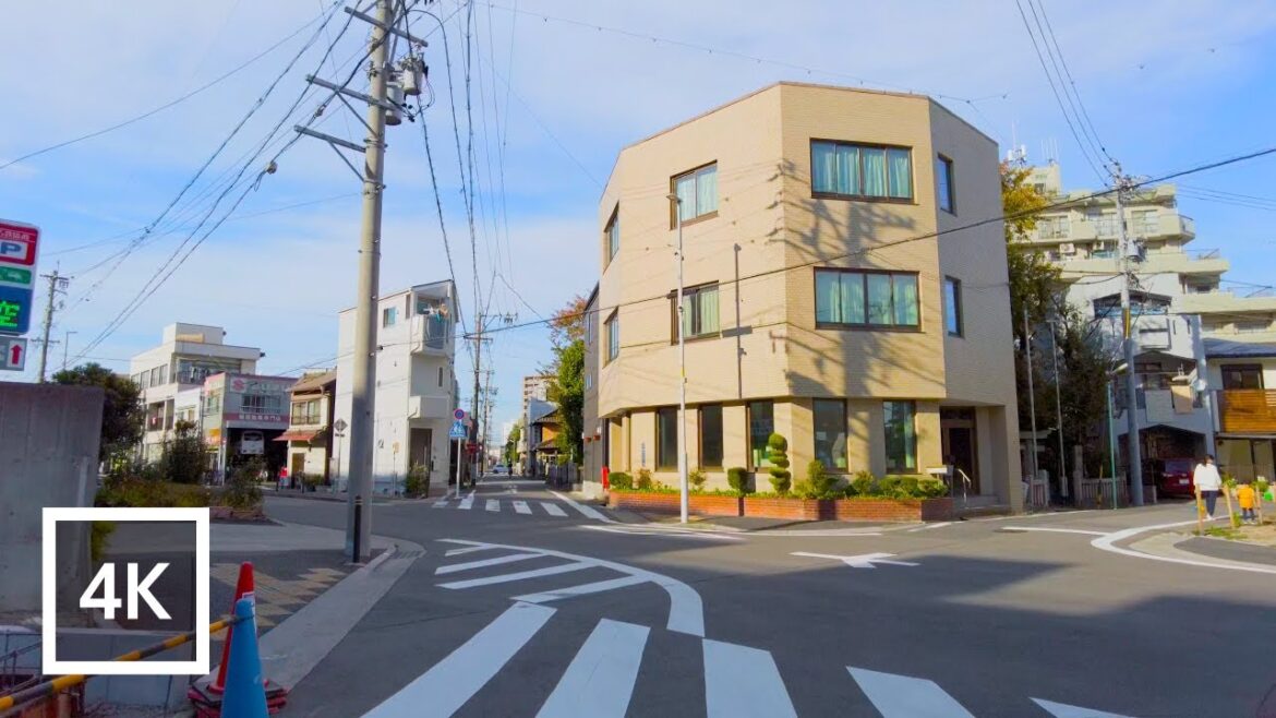 Japan 4K Walking Tour - Stroll through the tranquil residential areas near Nagoya  [4K/60fps]