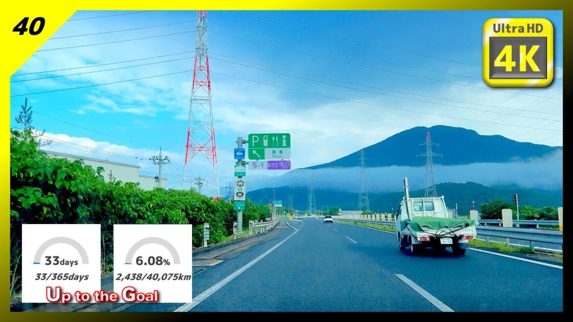 [4K HDR Driving in Japan] Kyoto Higashi IC → Kanazawa Nishi IC (Ishikawa). September 2023/highway/