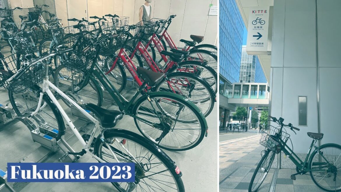 🇯🇵Fukuoka🇯🇵 💴 Cashmallow ATM Withdraw Money 🧾 Rent a Bike in Hakata 🚴🏻‍♀️ 2023