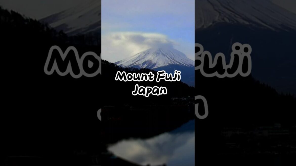 Majestic Mount Fuji 🇯🇵🗻   | A Quick Glimpse #mountfuji #japan #exploration #travel #shorts