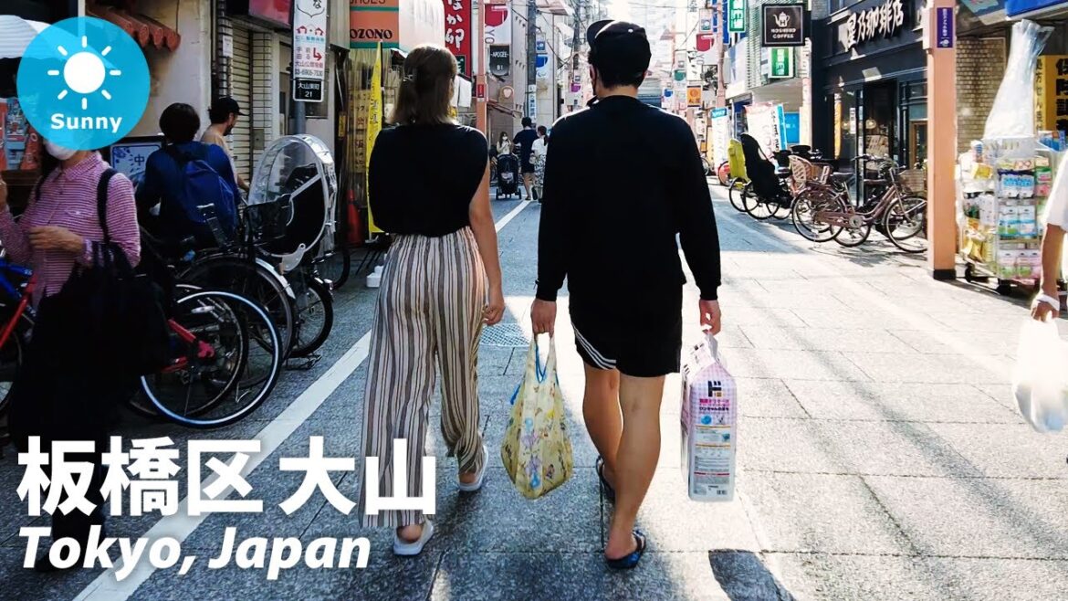 ⁴ᴷ Tokyo: Oyama, Itabashi (板橋区 大山) - Japan Walking Tour (September 11, 2021)