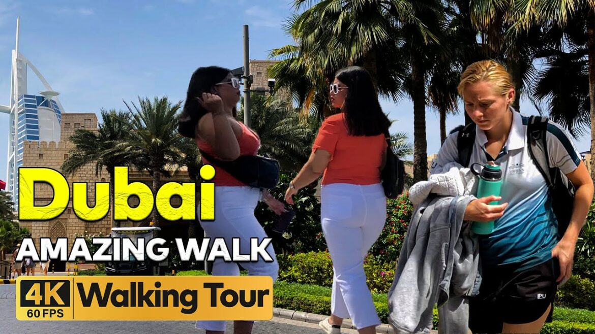 Dubai 2023 Street Walking tour🇦🇪Dubai 4k Walking Tour & Rich kids lifestyle vlog #dubai