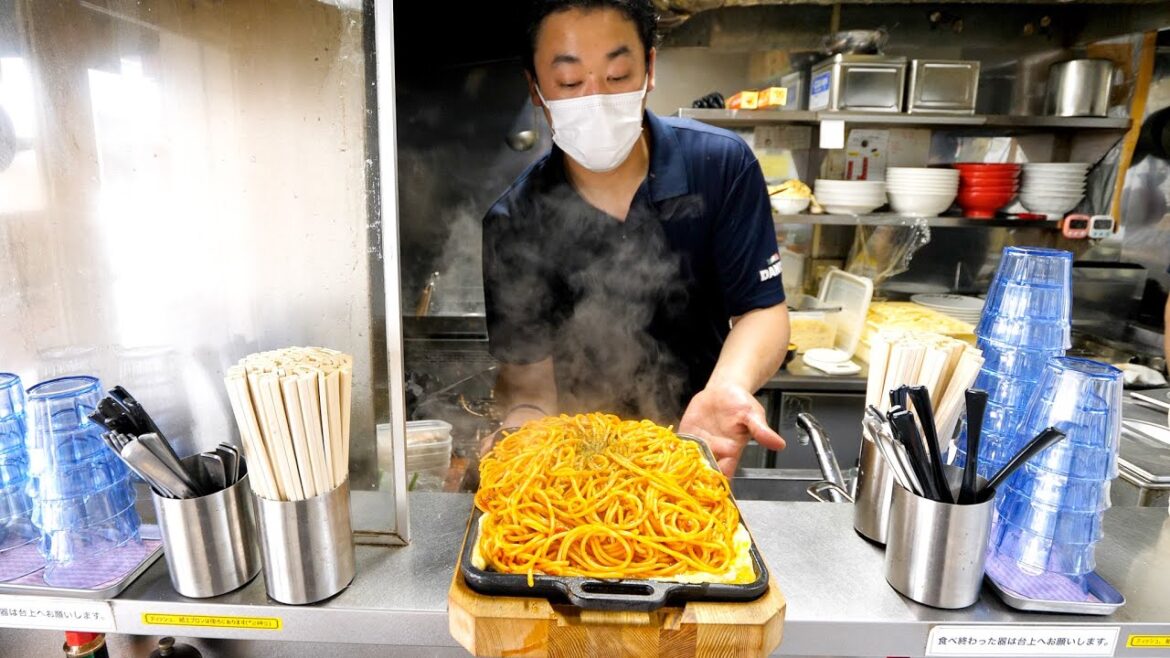 重量２キロ６人前ぶっ壊れ鬼盛りパスタめしが衝撃すぎた。。