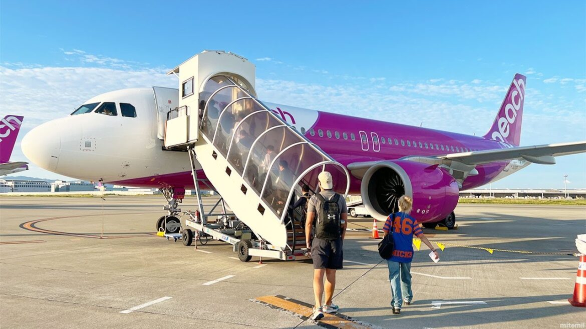 Boarding on Cheapest Japan’s Airline Peach Air Review ✈️ Trip from Osaka VLOG ピーチ アビエーション 飛行機 関西空港 Boarding on Cheapest Japan's Airline Peach Air Review ✈️ Trip from Osaka VLOG ピーチ アビエーション 飛行機 関西空港