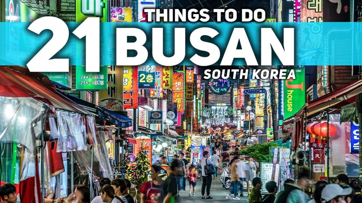 Best Things To Do in Busan South Korea 2023 4K
