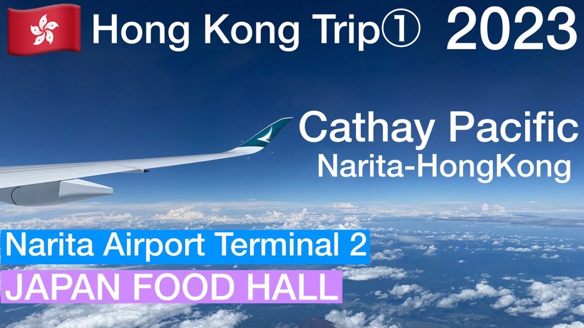🇯🇵Japan Narita Airport →🇭🇰 Hong Kong①/NaritaTerminal 2/JAPAN FOOD HALL/Cathay Pacific