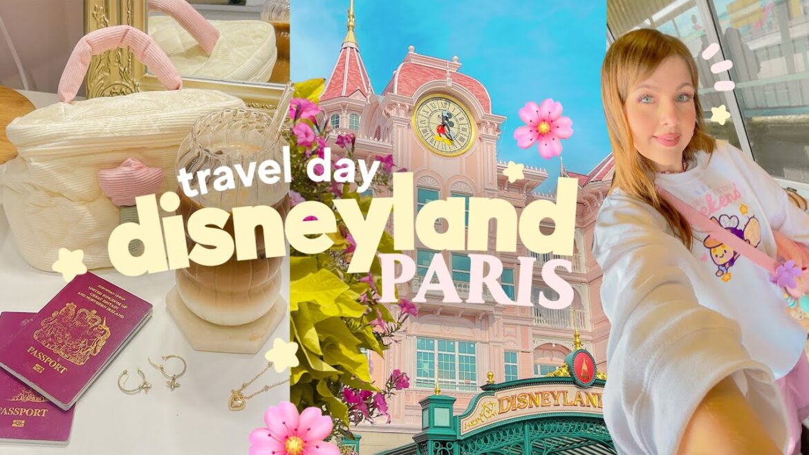 DISNEYLAND PARIS 🌸 Travel day Airport Vlog ✈️ Beauvais Airport to Val d'Europe, Flying with Ryanair