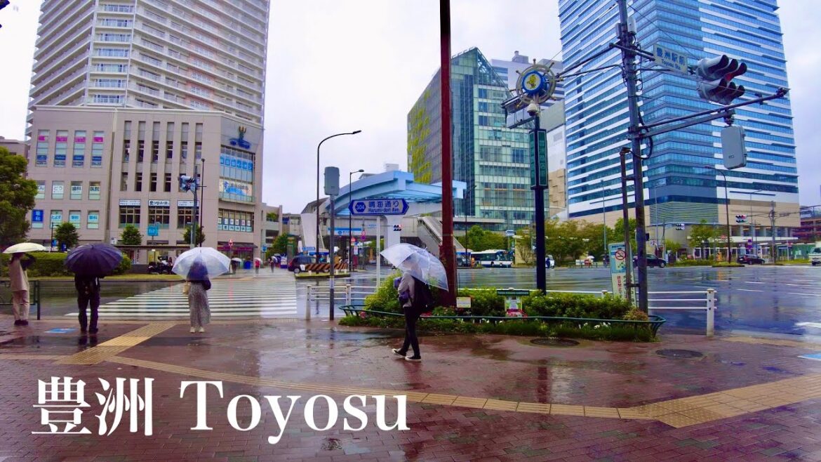 【東京散歩】台風の日に豊洲の街を歩く。Toyosu walk ASMR【4K】 【東京散歩】台風の日に豊洲の街を歩く。Toyosu walk ASMR【4K】