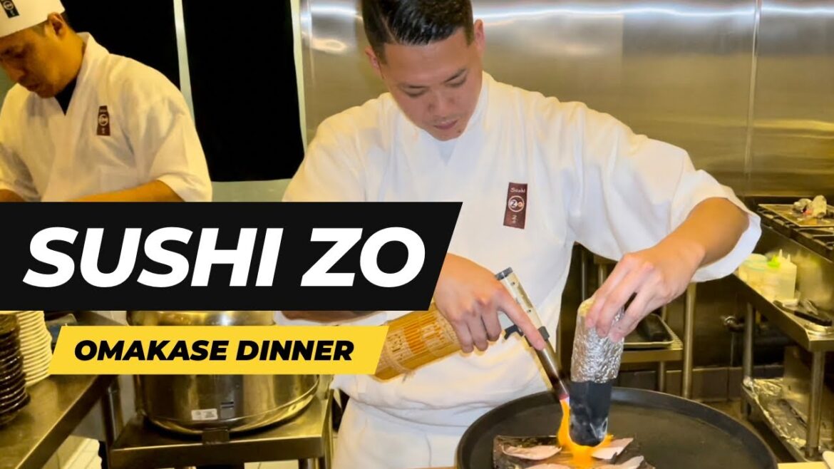 $275 Sushi Omakase - 23 Course Menu at Sushi Zo in Los Angeles