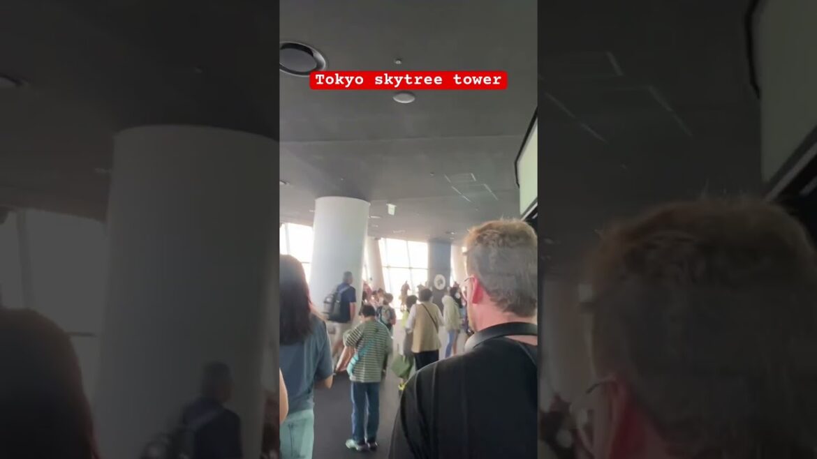 Going up Tokyo Skytree tower! Tallest structure in Japan📍🇯🇵 #japan #travel