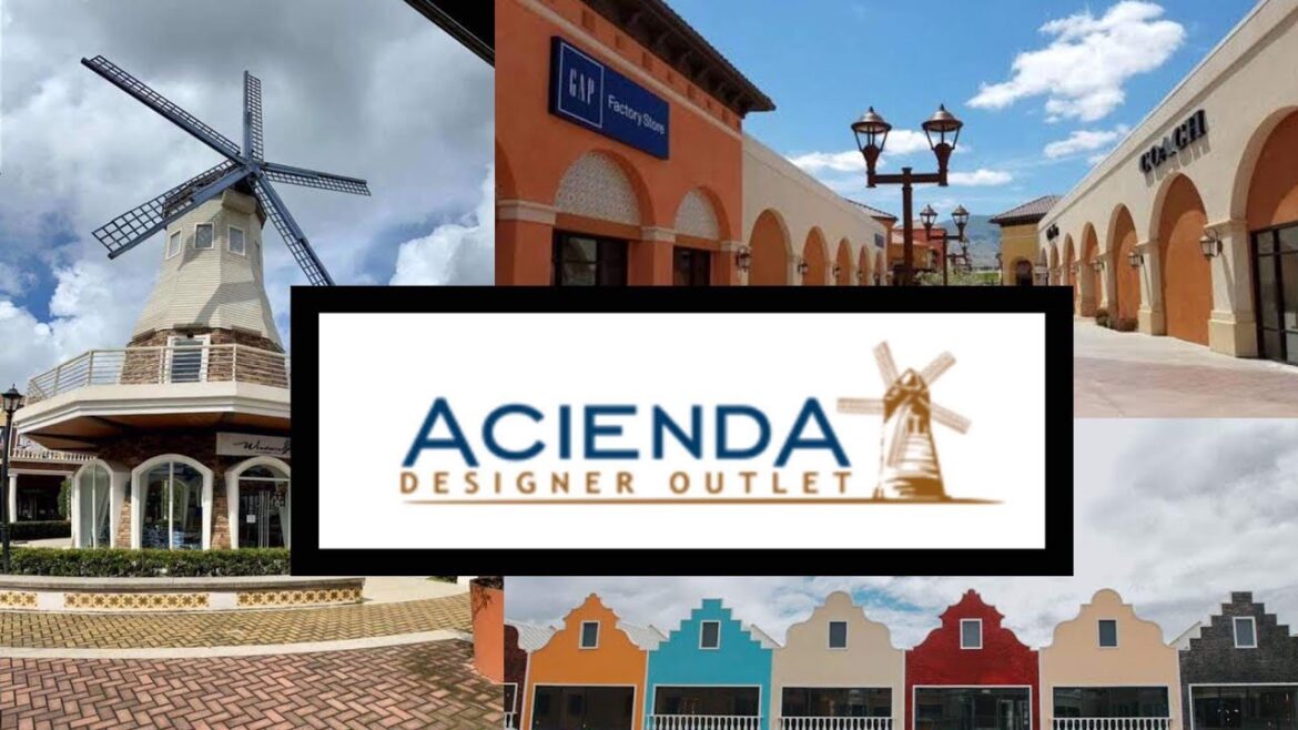 A walk tour at Acienda Designer Outlet Mall