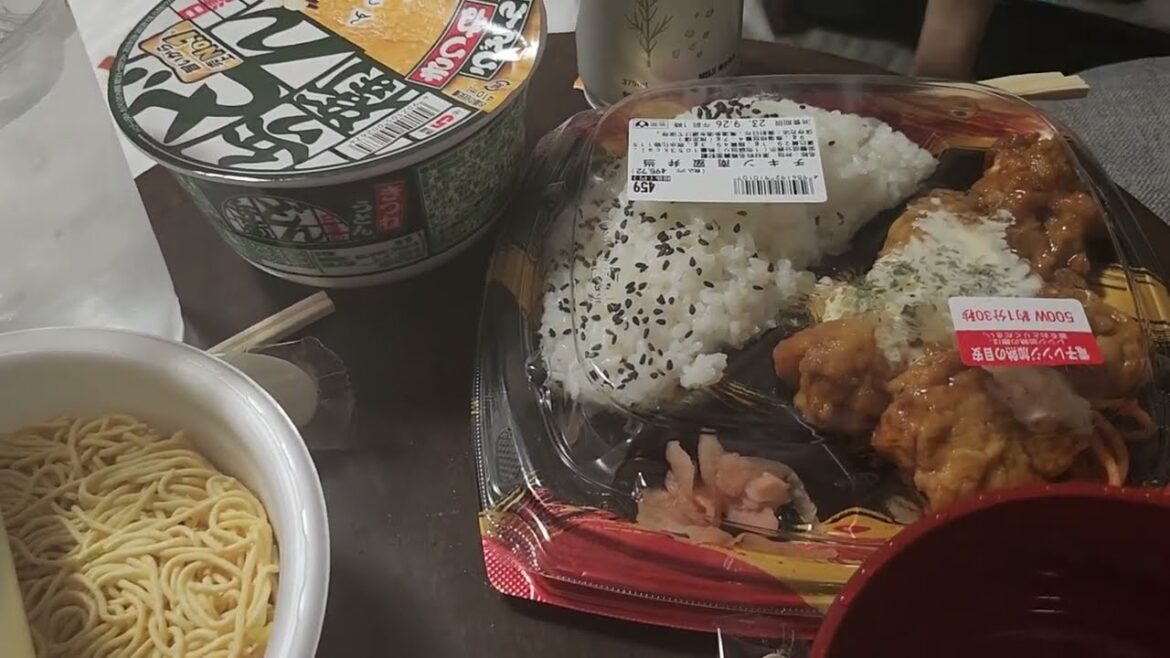 일본편의점마트먹방 福岡グルメ