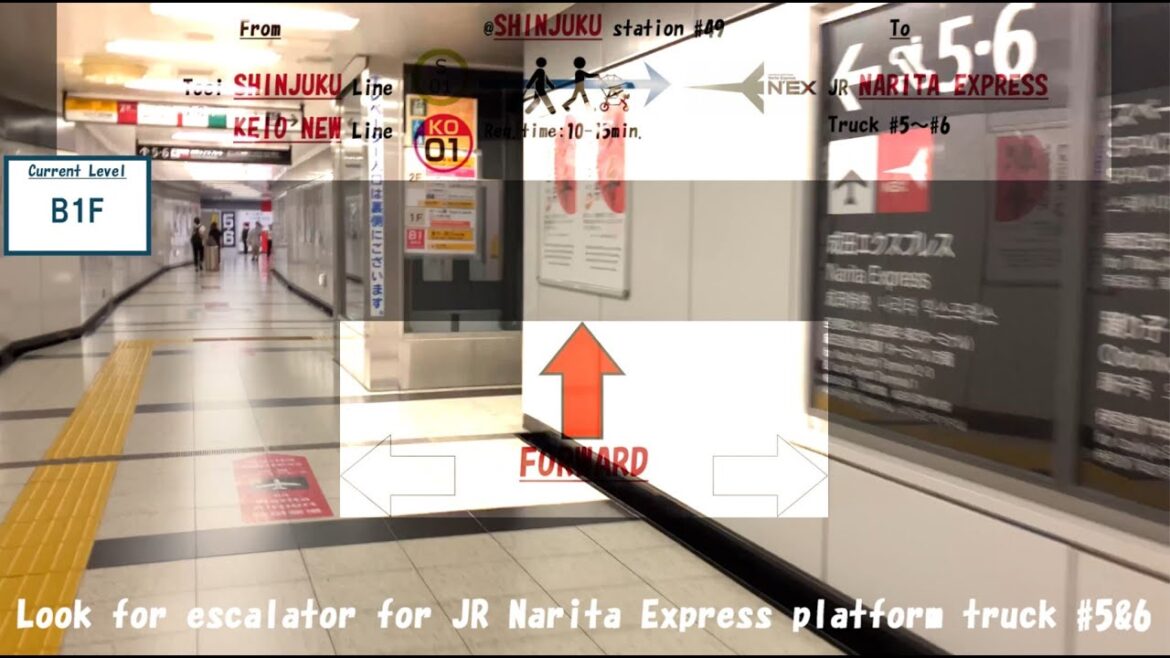 Change Trains Rescue Shinjuku #49 from Toei Shinjuku/Keio New Line to JR Narita Express (truck #5&6) Change Trains Rescue Shinjuku #49 from Toei Shinjuku/Keio New Line to JR Narita Express (truck #5&6)