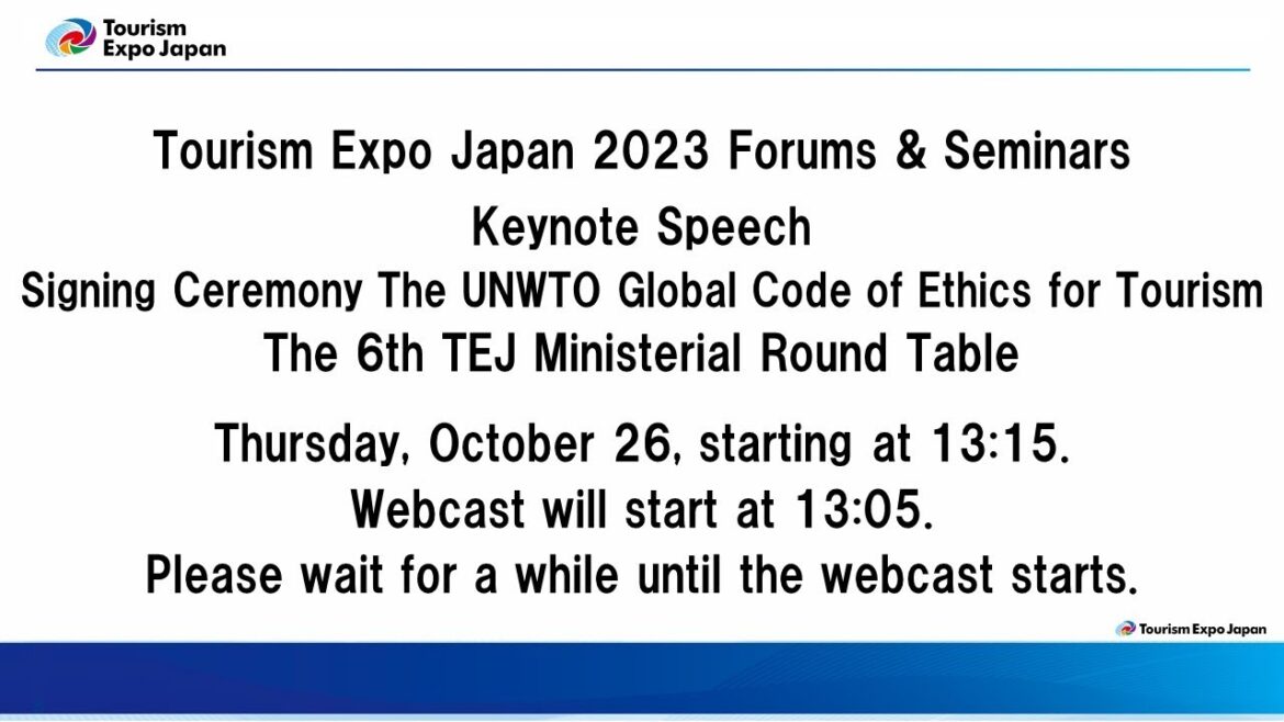 Tourism expo Japan 2023 forum&seminar（English）