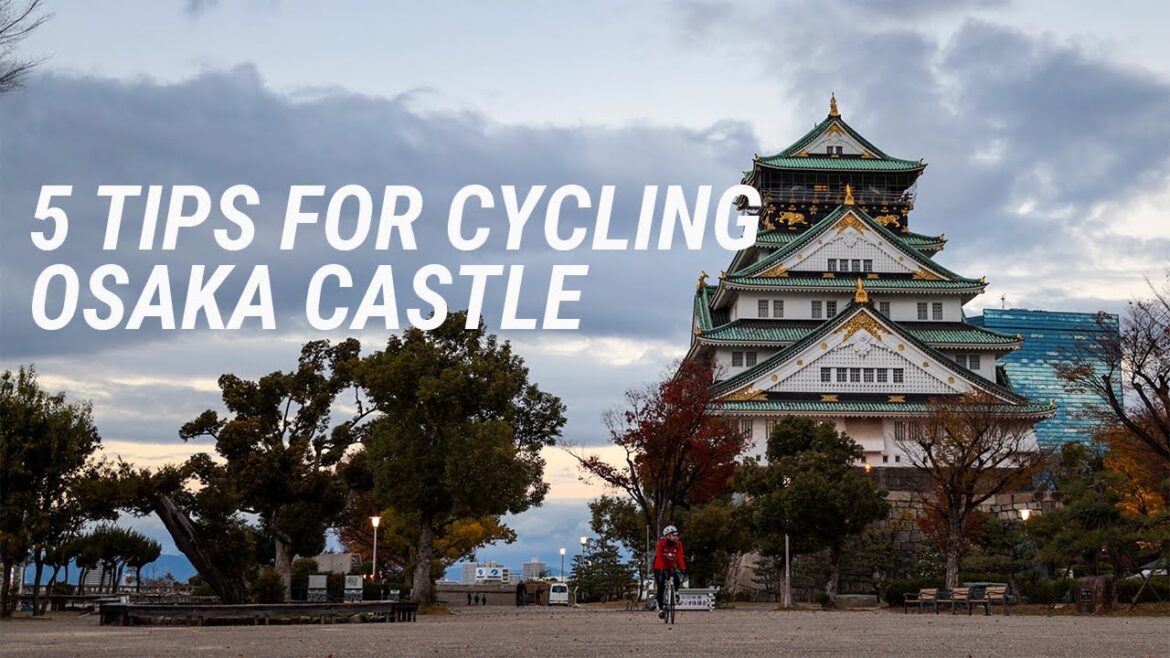 5 Tips for Cycling Osaka Castle – Getting there, Route advice & Best Cafe | 4K