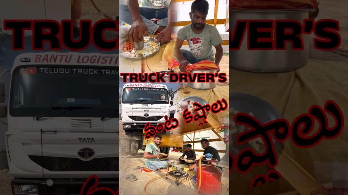 Drivers Cooking style వంట కష్టాలు #telugutrucktraveller