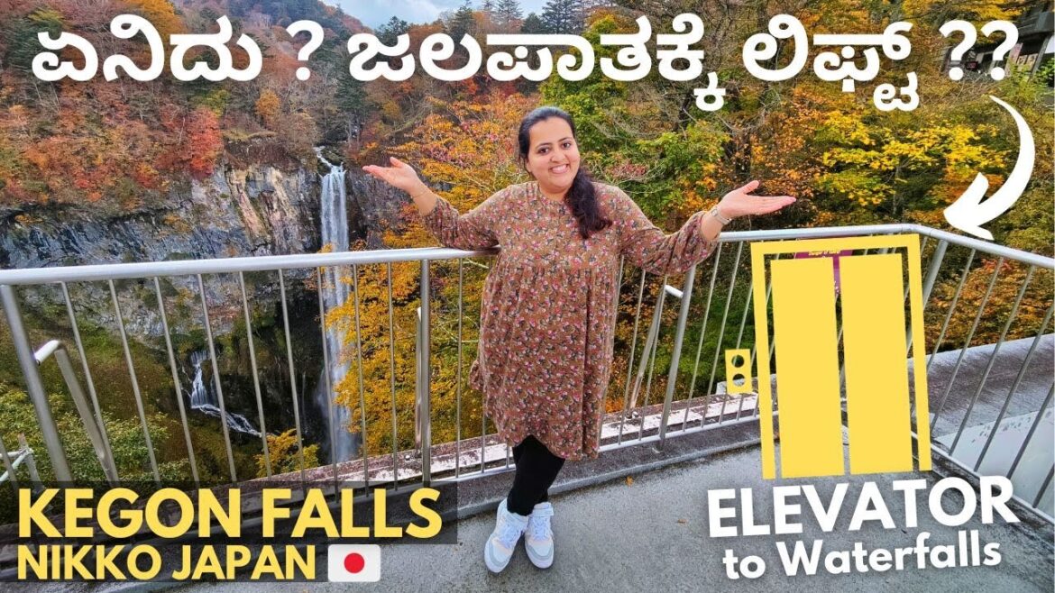 OMG 😲 Take an elevator to witness magnificent Kegon Falls In Nikko  | Japan Travel vlog | Kannada