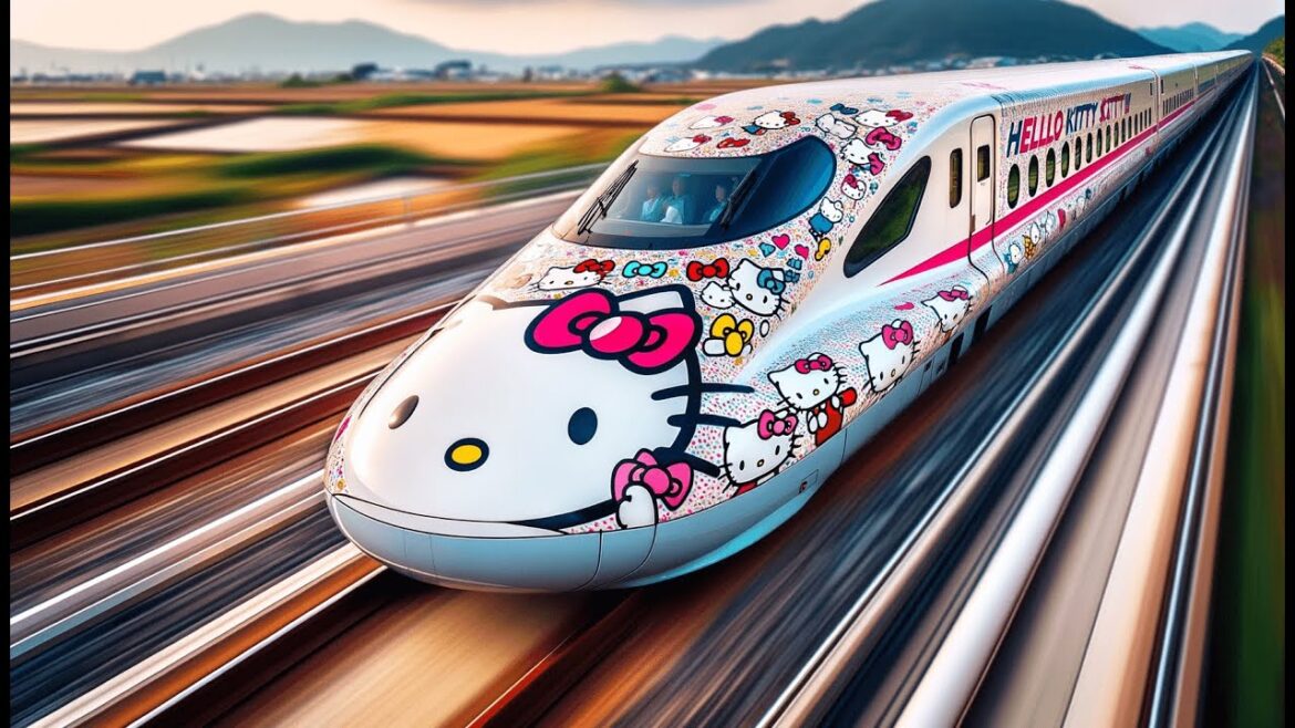 Hello Kitty Bullet Train Livery #hellokitty #hellokittyfans