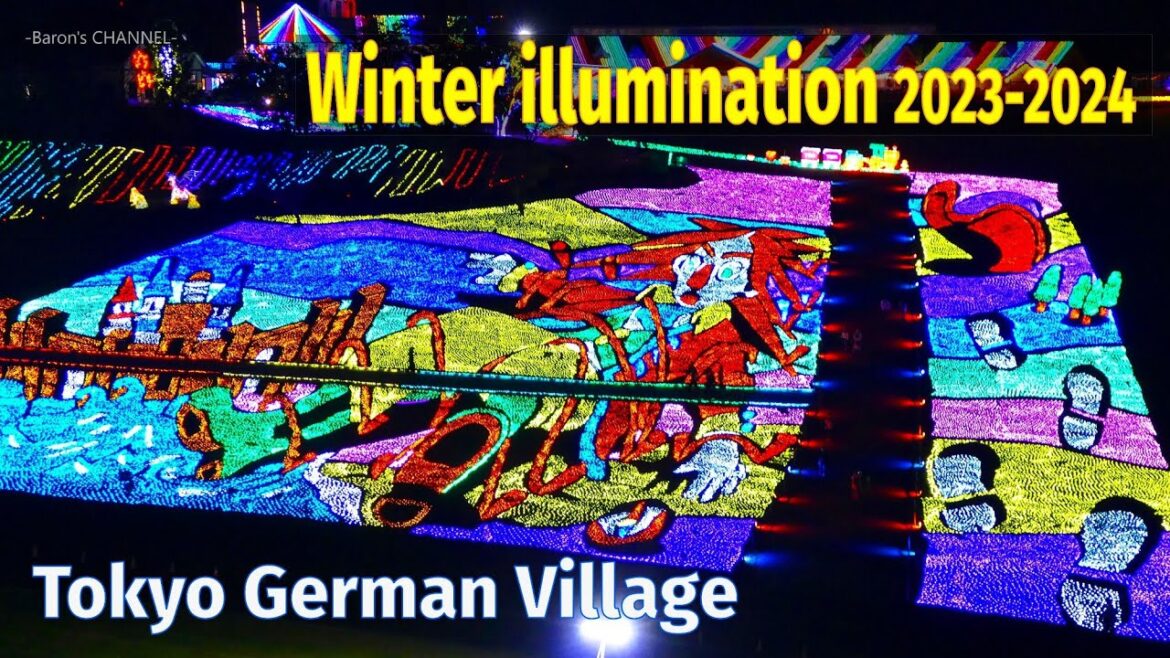 東京ドイツ村　2023-2024　ウインターイルミネーション 18th「ガリヴァー旅光記 ～Have a smile trip～」（千葉県袖ケ浦市） 2023年10月27日