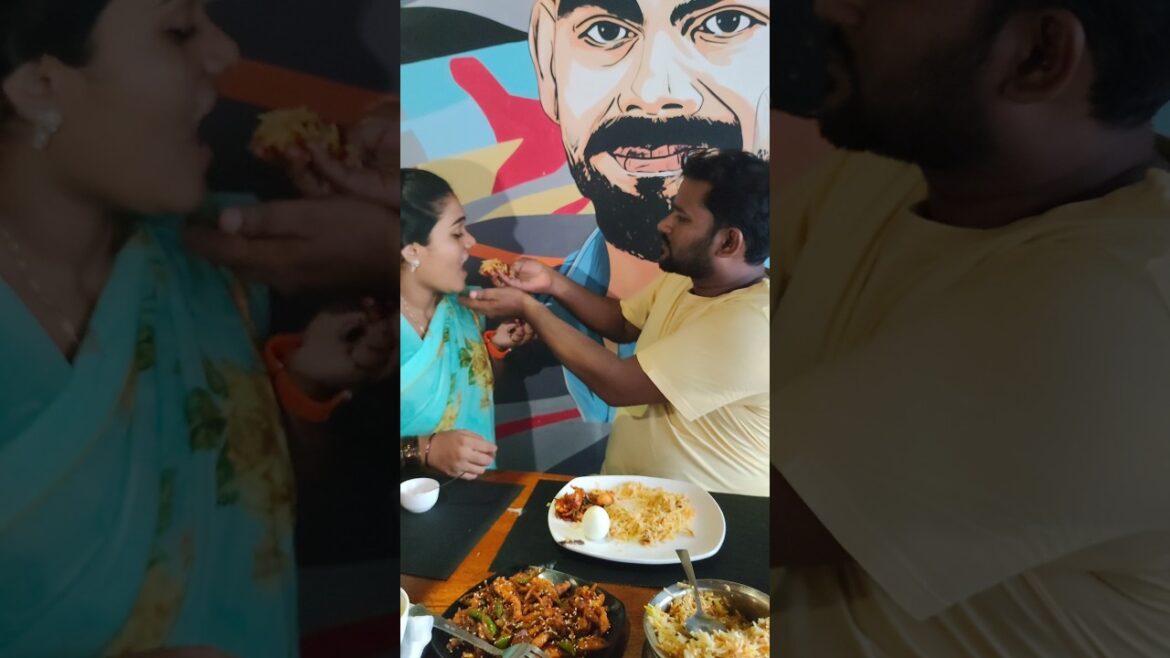 Eating Egg Chilli in Tirupati | 500 rs Chicken Biryani Combo| Bhagavanth Kesari Public talk #shorts