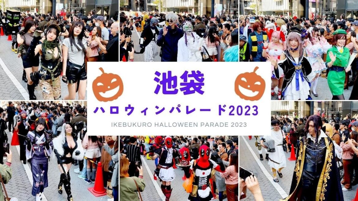 【4K HDR🇯🇵】Ikebukuro Halloween Parade - Ikebukuro Halloween Cosplay Fest 2023