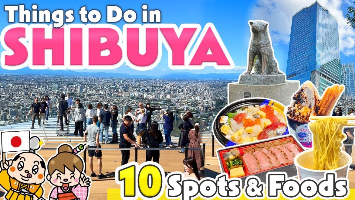 10 Things to do in Shibuya Tokyo / SHIBUYA SKY, Food, Shopping / Japan Travel Vlog
