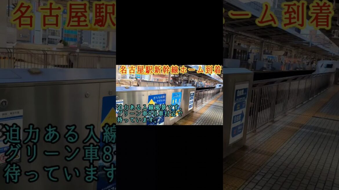 【旅動画番外編】名古屋駅15番線N700A入線
