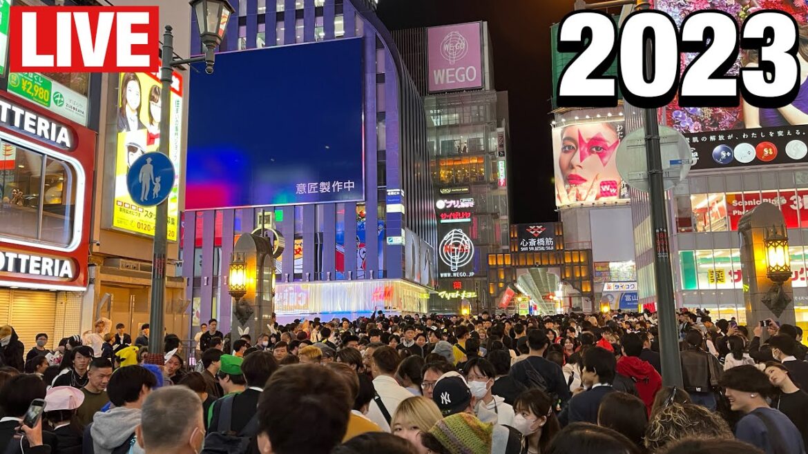 2023.10.31【大阪道頓堀ハロウィン】ライブカメラJAPAN OSAKA HALLOWEEN