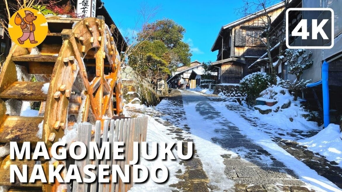 Magome-juku in Winter | Gifu Nakasendo Trail Japan Walking Tour | 恵那市 馬籠宿 岐阜県 Magome-juku in Winter | Gifu Nakasendo Trail Japan Walking Tour | 恵那市 馬籠宿 岐阜県