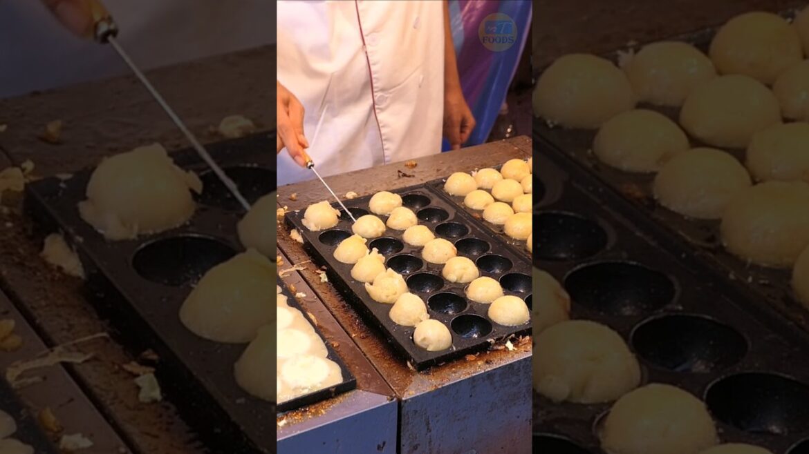 Amazing Working Skills: Takoyaki (たこ焼き) #shorts