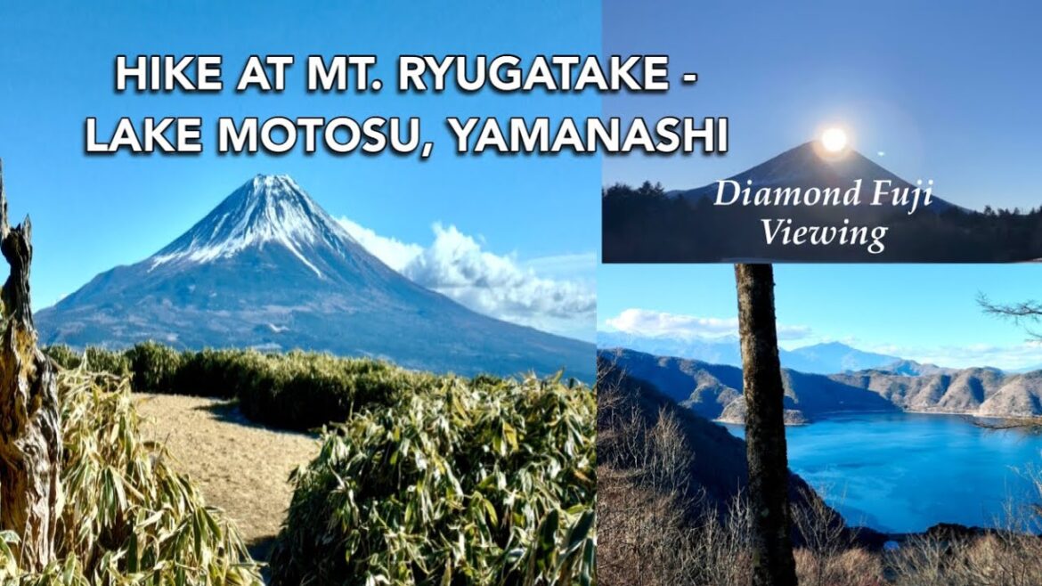 Hike At Mt. Ryugatake - Lake Motosu, Yamanashi/ Famous Spot for Diamond Fuji Viewing