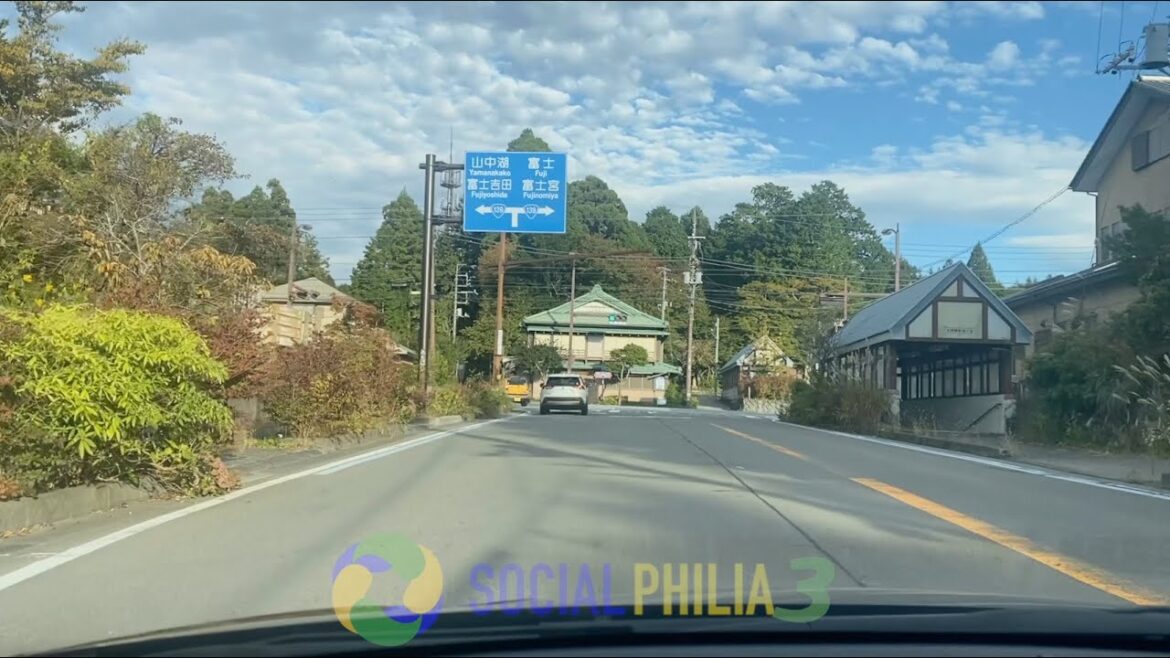 [Japan Driving 日本ドライブ] Fuji San Kawaguchi Shojiko 富士山 河口湖 精進湖 Reading with Driving