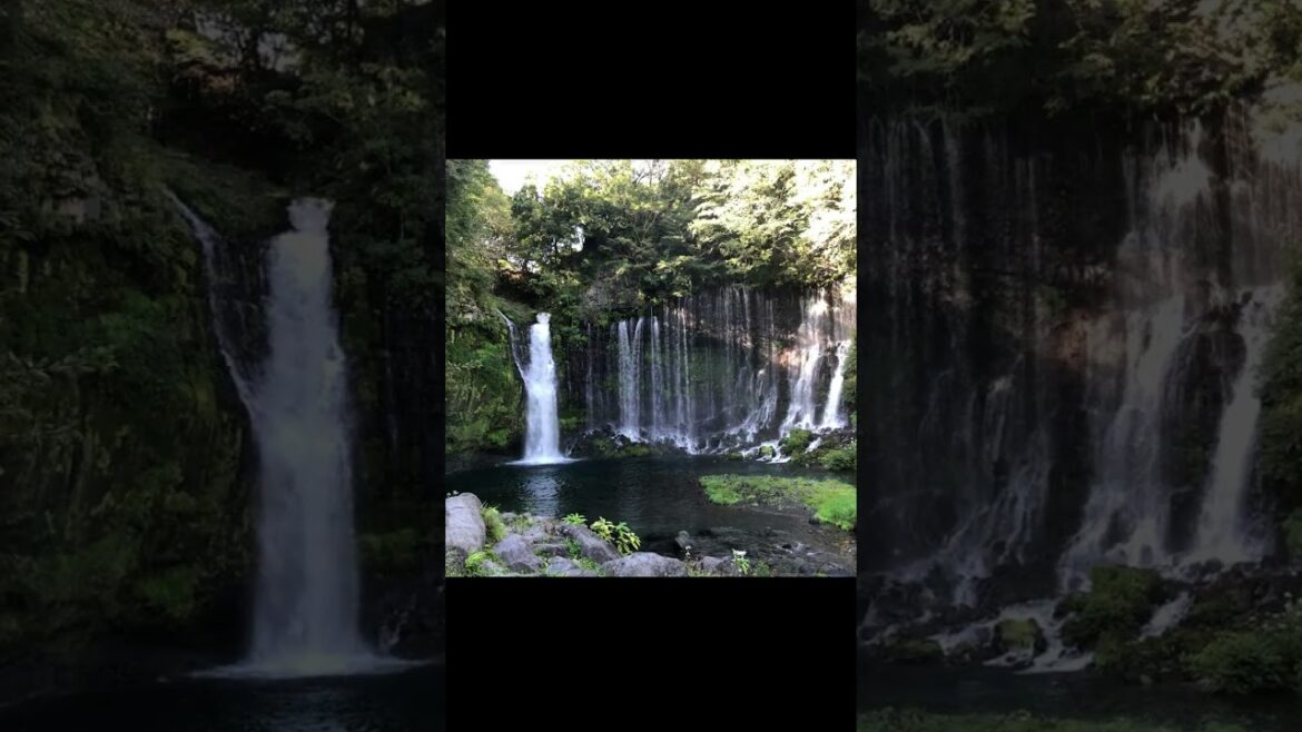 “Shiraito Waterfall” Fujinomiya/Shizuoka/Japan Trip-Log #shorts "Shiraito Waterfall" Fujinomiya/Shizuoka/Japan Trip-Log #shorts