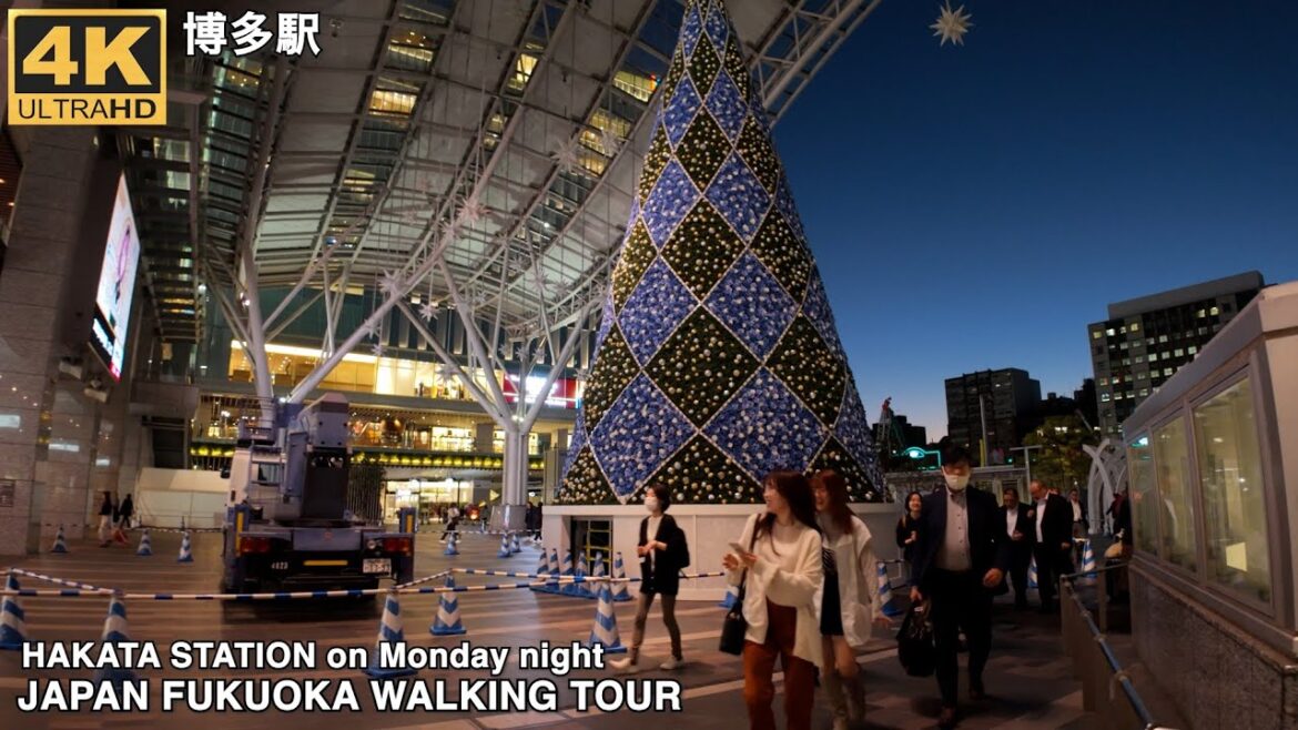 博多駅(月曜日の午後6時前)を歩く4k60p japan walking tour Hakata Station on Monday night. 博多駅(月曜日の午後6時前)を歩く4k60p japan walking tour Hakata Station on Monday night.