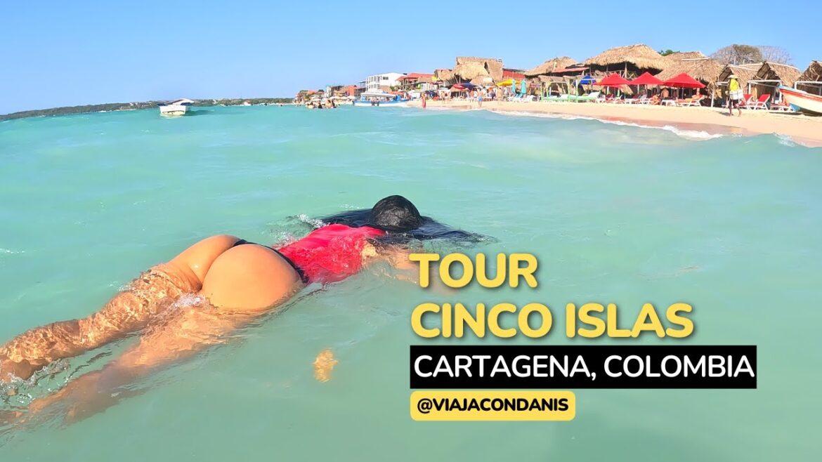 TOUR 5 ISLAS Cartagena Colombia 4K, Tour VIP por las ISLAS DEL ROSARIO y BARÚ | ViajaConDanis