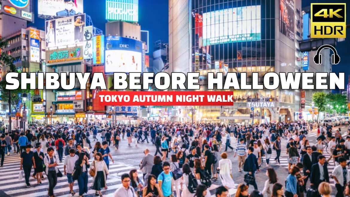 渋谷東京歩く – Shibuya Tokyo Before Halloween 2023 Autumn 🍁 at Night Walking Tour – Japan Walk 4K HDR 渋谷東京歩く - Shibuya Tokyo Before Halloween 2023 Autumn 🍁 at Night Walking Tour - Japan Walk 4K HDR