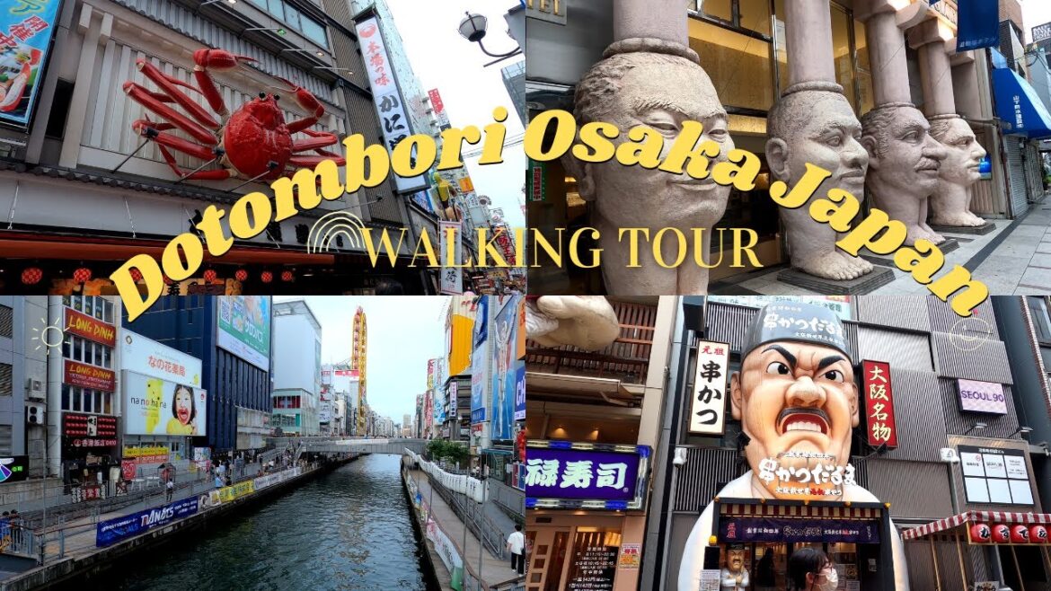 DOTOMBORI OSAKA JAPAN WALKING TOUR