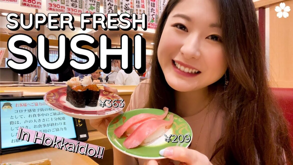 Toriton Sushi in Hokkaido 🍣 Sushi Mukbang | How Much Was The Bill!? 💸 | Hokkaido Series 7/7
