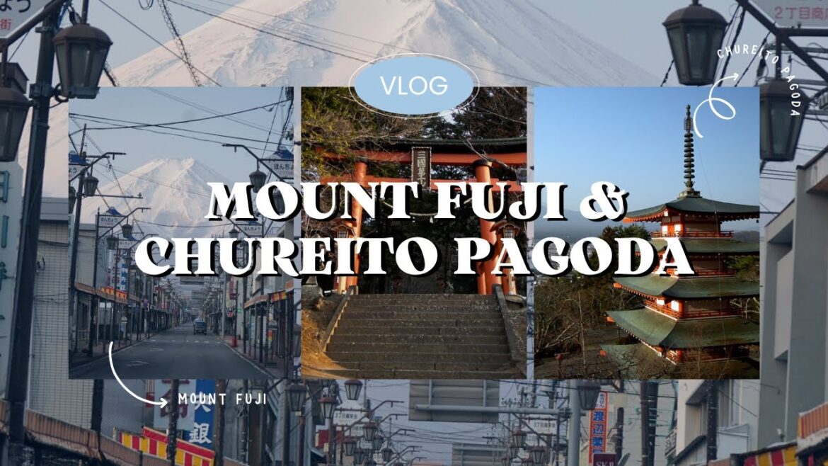 How to see Mount Fuji | Chureito Pagoda from Tokyo Japan Vlog 2023