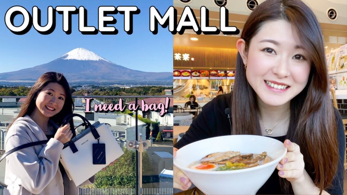 Outlet Mall Tour + Food + Hotel 🛍 Gotemba Premium Outlets Japan