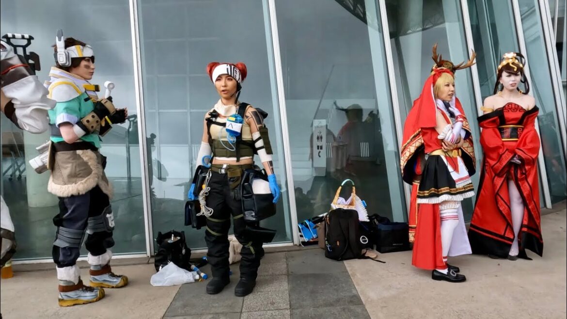 Cosplay Area 4K Walkthrough | Tokyo Game Show 2023 | #tgs #cosplay #cosplayer #cosplaygirl