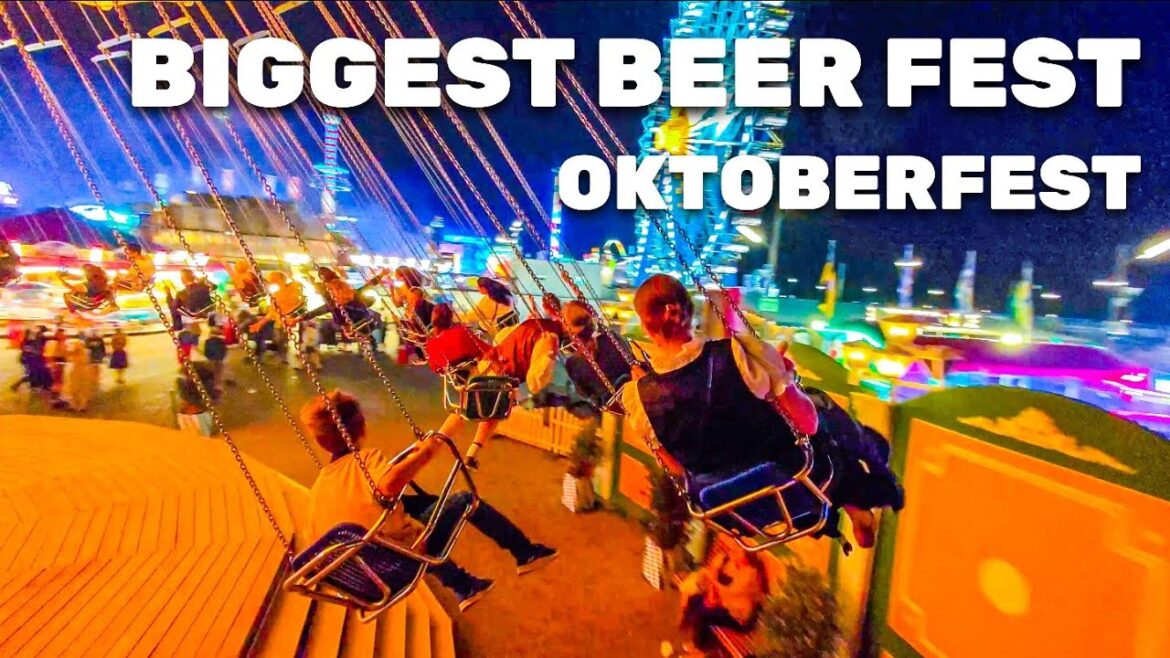 Night Tour Oktoberfest 2023 Biggest beer festival 4K Night Tour Oktoberfest 2023 Biggest beer festival 4K