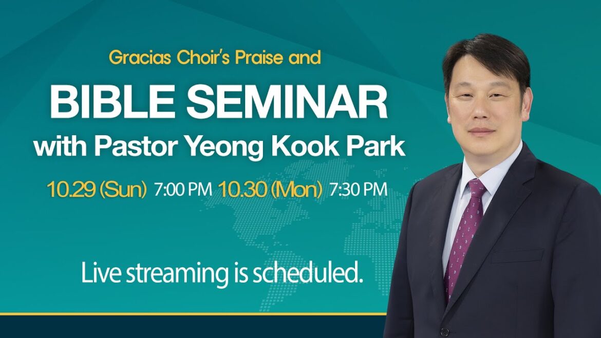 [Eng] #3 2023.10 Bible Seminar with Pastor Yeong Kook Park