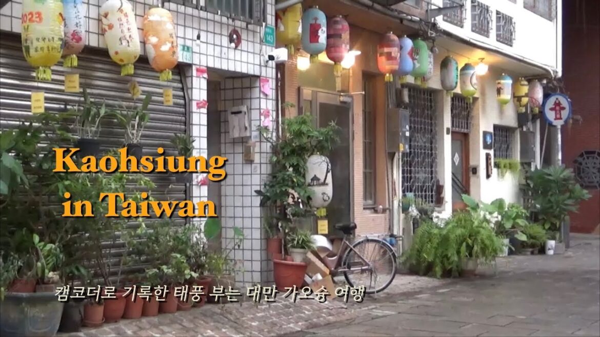 레트로 캠코더로 기록한 대만 여행 : 타이난 & 가오슝 Taiwan Vlog with Retro Camcorder * Tainan & Kaohsiung